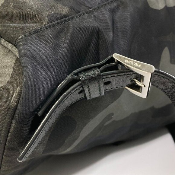 Authentic PRADA triangle logo Camouflage saffiano Backpack Nylon / Safiano main image 5
